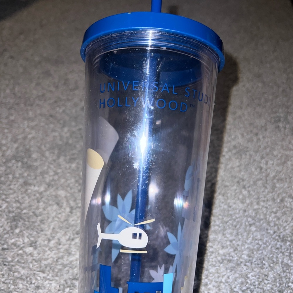 Starbucks Universal Studios Hollywood Blue Tumbler